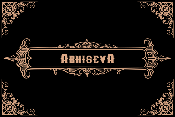 Abhiseva: A Nostalgic Serif Font for Editorial Design