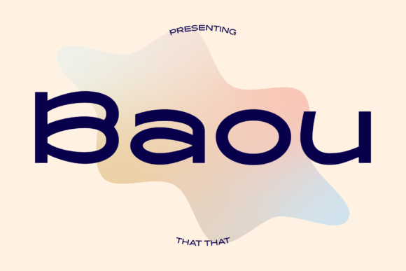 Baou: A Bold Font for Modern Branding