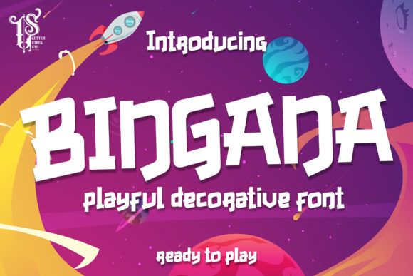 Bingana Font for Handmade Creations and Commercial Designs