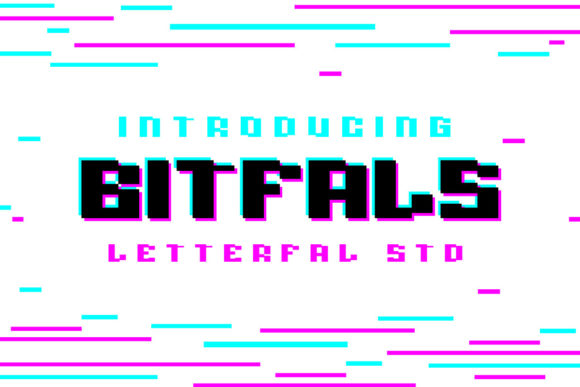 Bitfals: A Bold Pixel Display Font for Creative Projects