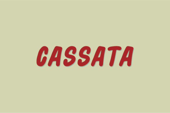 Cassata Display Font for Editorial Design