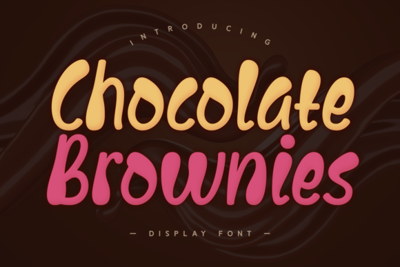 Chocolate Brownies Font for Professional Branding