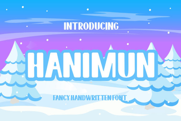 Hanimun Display Font for Handmade Creations