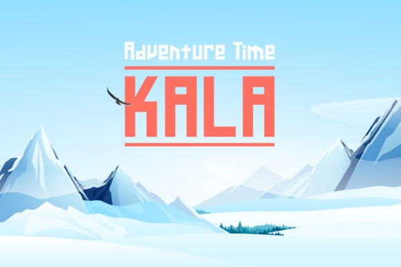 Kala Font for Winter-Inspired Creative Projects
