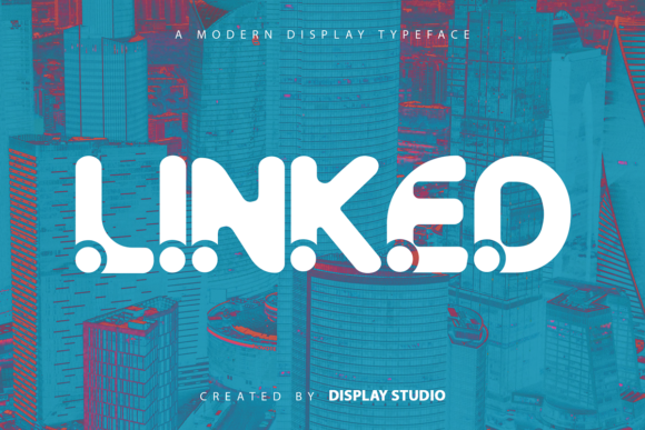 Linked Font: A Modern Display Font for Creative Projects