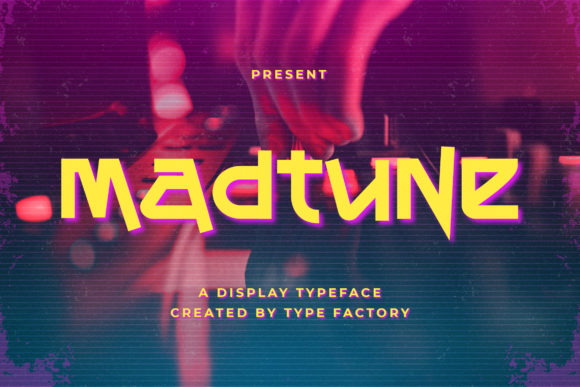 Madtune: A Futuristic Font for Modern Business Branding