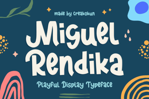 Miguel Rendika Font for Playful Branding and Design