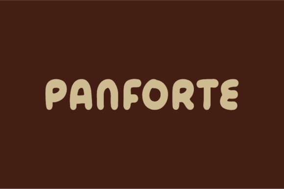 Panforte Font: A Unique Display Font for Creative Projects