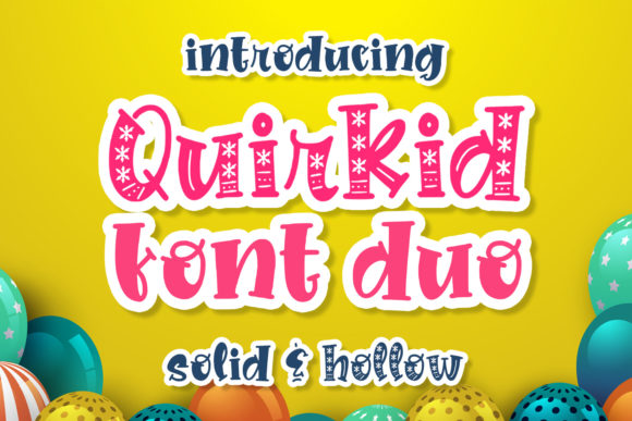 Quirkid: A Playful Display Font for Kids-Themed Campaigns