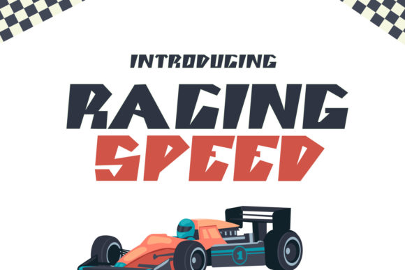 Racing Speed Font for Bold Web Design