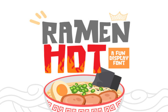 Ramen Hot Font for Playful Web Design