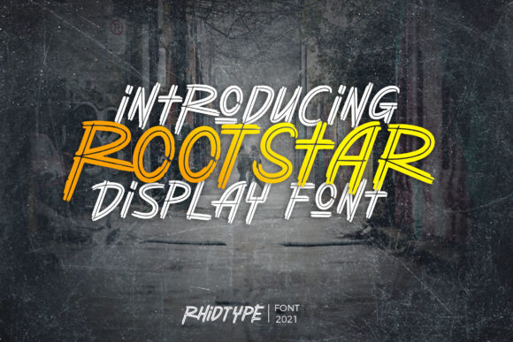 Rootstar Font: A Playful Display Font for Creative Projects