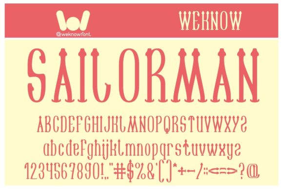 Sailorman Font for Bold Campaign Design