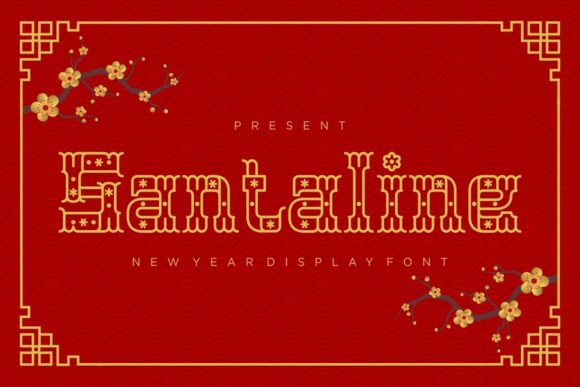 Santaline: A Western-Inspired Font for Creative Makers