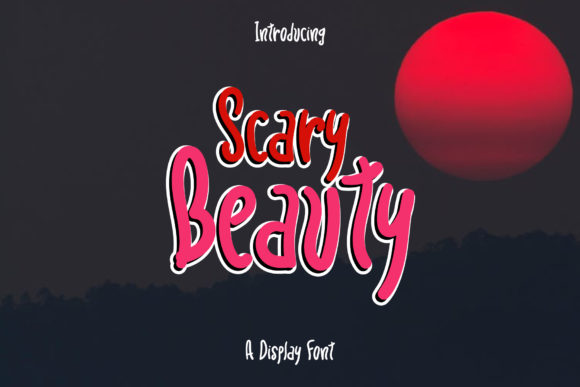 Scary Beauty Font for Whimsical Handmade Designs