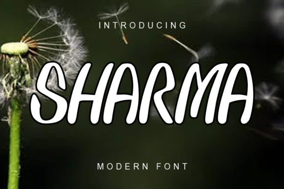 Sharma: A Modern Display Font for Handmade Creations