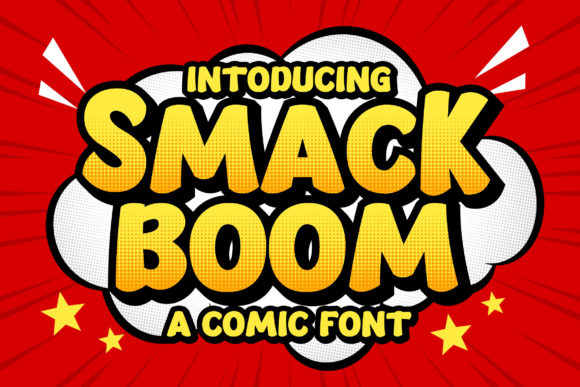 Smack Boom: A Playful Display Font for Bold Editorial Design