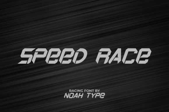 Speed Race Font for Bold and Speedy Design Projects