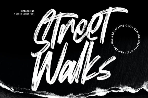 Street Walks: A Cool Display Font for Modern Editorial Design