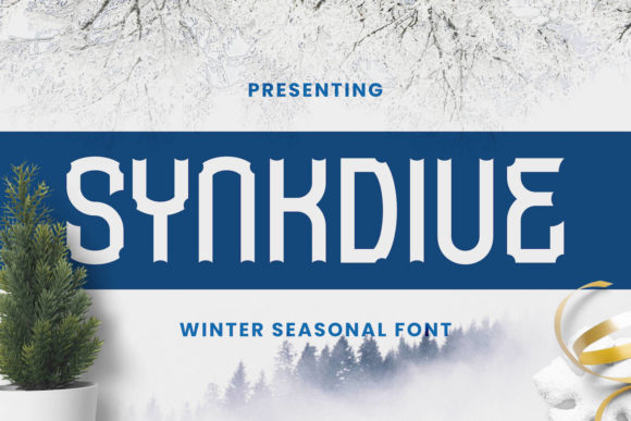 Synkdive: A Bold Display Font for Creative Projects
