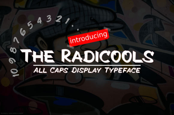 The Radicools: A Bold Display Font for Modern Editorial Design