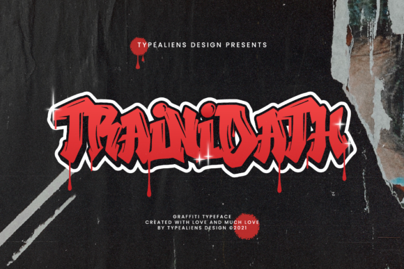 Trainidath: The Graffiti-Style Font That Elevates Campaign Designs