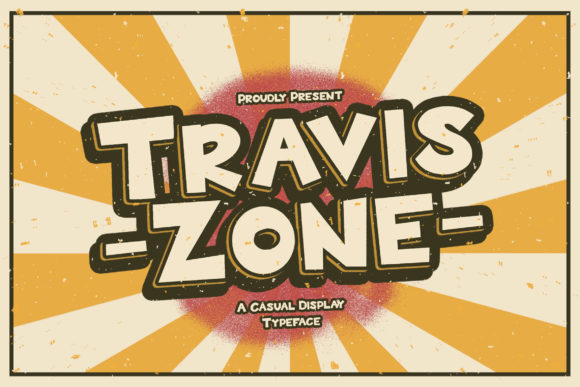Travis Zone Display Font for Web Design Projects
