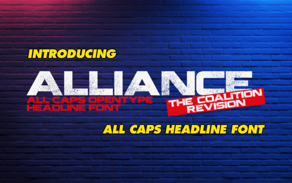 Upgrade Your Brand with the Bold Alliance Font