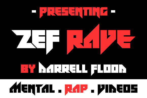 Zef Rave Font for Futuristic Branding and Eye-Catching Designs